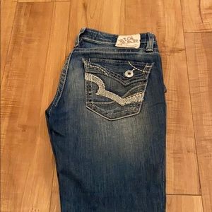 Big star distressed denim jeans